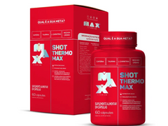 SHOT THERMO MAX 60CAPS 600MG - MAX TITANIUM - Sua Saúde Distribuidora