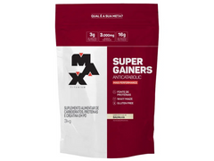 MASSA SUPER GAINERS 3KG REFIL - MAX TITANIUM - Sua Saúde Distribuidora