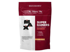 MASSA SUPER GAINERS 3KG REFIL - MAX TITANIUM - Sua Saúde Distribuidora