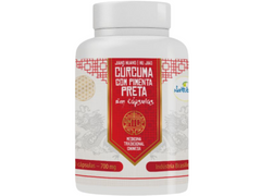 CURCUMA MTC COM PIMENTA PRETA 60CAPS 700MG - NATTUBRAS - Sua Saúde Distribuidora