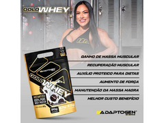 WHEY 100% GOLD 900G - ADAPTOGEN - Sua Saúde Distribuidora