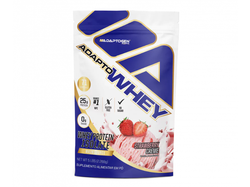 ADAPTO WHEY 3W 2,268KG - ADAPTOGEN - Sua Saúde Distribuidora