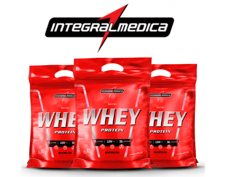 NUTRI WHEY PROTEIN 907G REFIL - INTEGRALMEDICA - Sua Saúde Distribuidora