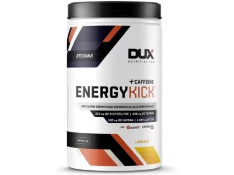 ENERGY KICK CAFFEINE 1KG - DUX NUTRITION - Sua Saúde Distribuidora