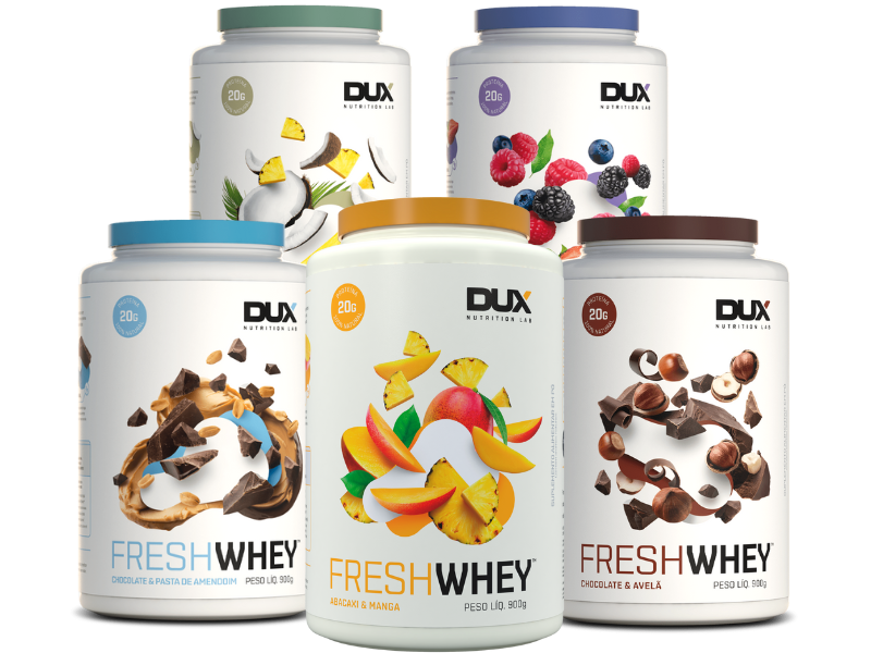 FRESH WHEY 900G - DUX NUTRITION - Sua Saúde Distribuidora