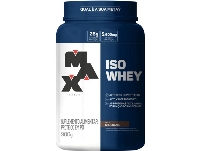 ISO WHEY 900G POTE - MAX TITANIUM - Sua Saúde Distribuidora