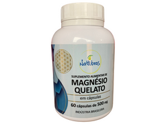 MAGNÉSIO QUELATO 60 CAPS 500MG - NATTUBRAS - Sua Saúde Distribuidora