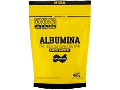 ALBUMINA 80% NATURAL 420G - NATUROVOS - Sua Saúde Distribuidora