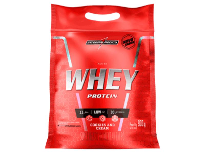 NUTRI WHEY PROTEIN 907G REFIL - INTEGRALMEDICA - Sua Saúde Distribuidora