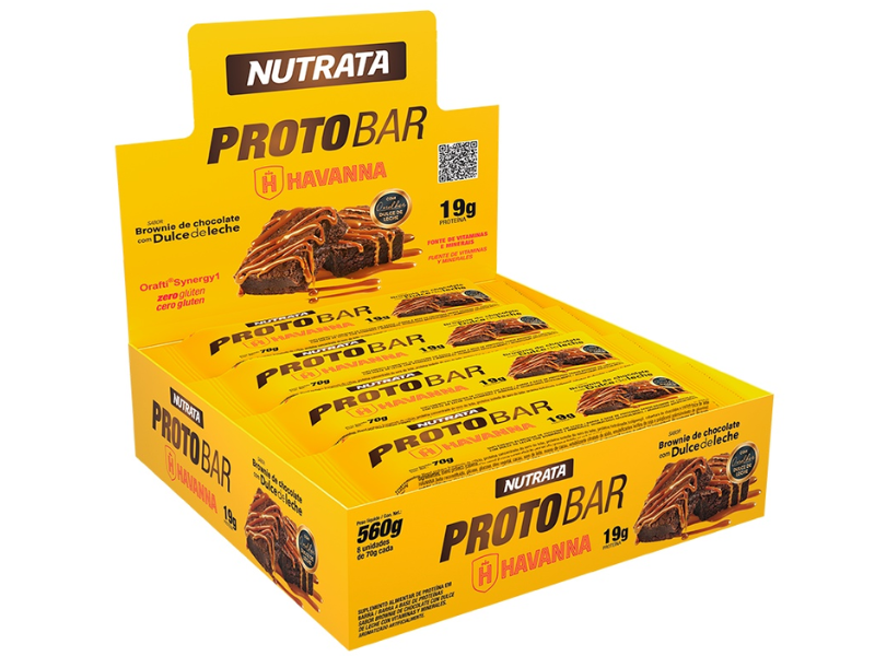 PROTOBAR HAVANNA 8UN 70G - NUTRATA - Sua Saúde Distribuidora