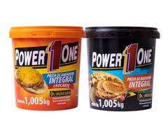 PASTA DE AMENDOIM INTEGRAL 1KG - POWER1ONE - Sua Saúde Distribuidora