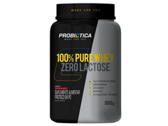 WHEY 100% ZERO LACTOSE 900G - PROBIÓTICA - Sua Saúde Distribuidora