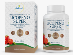 LICOPENO SUPER 60CAPS 1000MG - NATTUBRAS - Sua Saúde Distribuidora