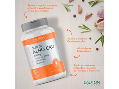 OLEO DE ALHO CRU 60CAPS 500MG - LAUTON - Sua Saúde Distribuidora