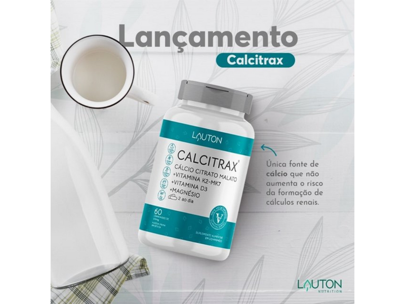 CALCITRAX 60COMP 1200MG - LAUTON - Sua Saúde Distribuidora