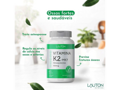 VITAMINA K2 60CAPS 400MG - LAUTON - Sua Saúde Distribuidora