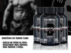 THERMO FLAME 60TAB - BLACK SKULL - Sua Saúde Distribuidora