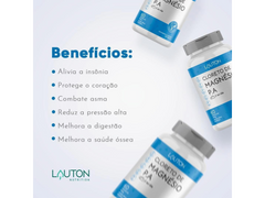 CLORETO DE MAGNESIO 60CAPS 600MG - LAUTON - Sua Saúde Distribuidora