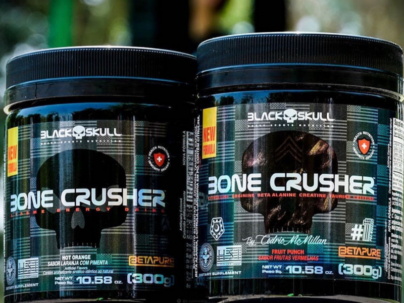 BONE CRUSHER 300G - BLACK SKULL - Sua Saúde Distribuidora