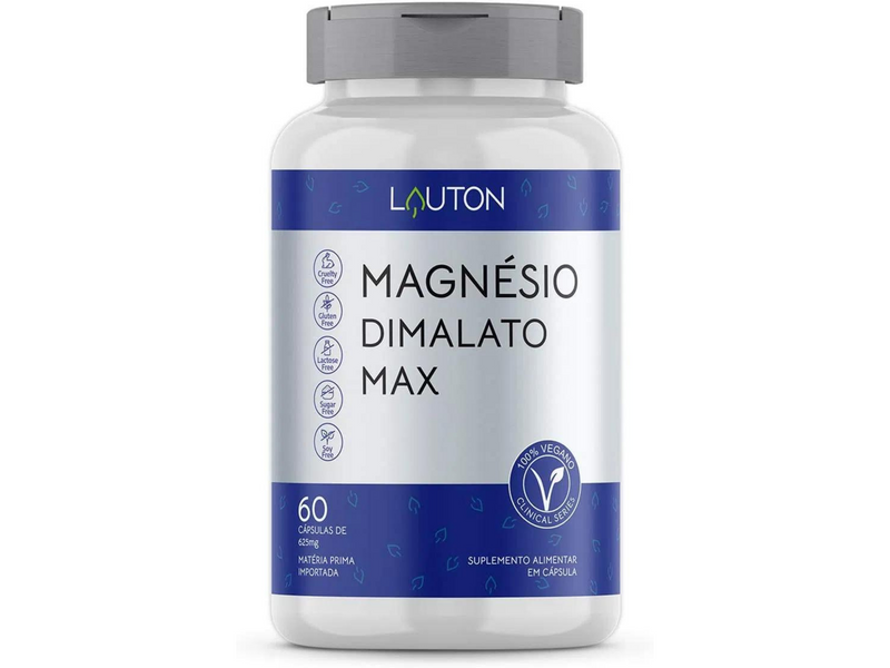 MAGNESIO DIMALATO 6CAPS 550MG - LAUTON - Sua Saúde Distribuidora