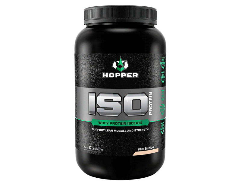 WHEY ISO PROTEIN HOPPER 900G - INTEGRALMEDICA - Sua Saúde Distribuidora