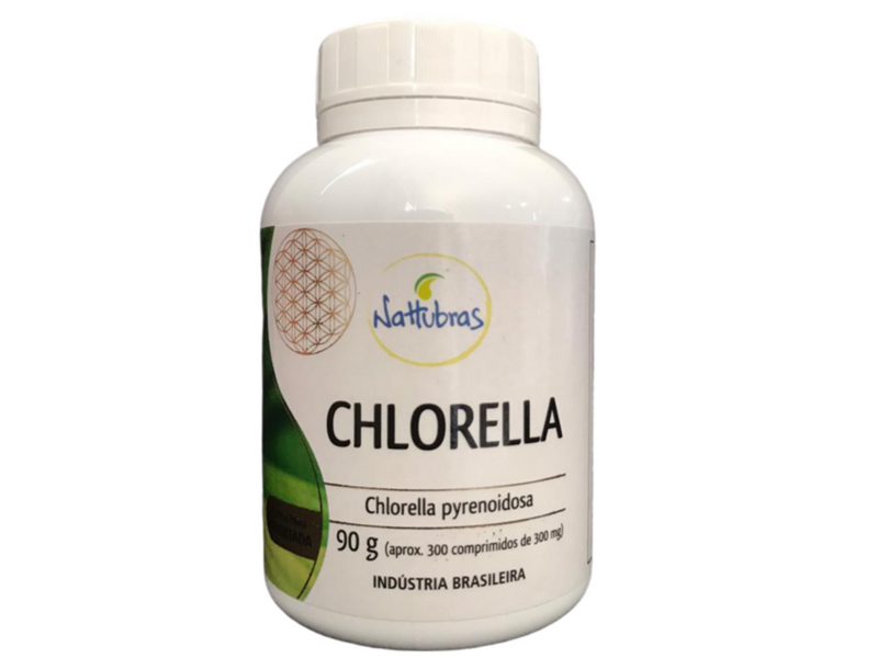 CHLORELLA 300COMP 300MG - NATTUBRAS - Sua Saúde Distribuidora