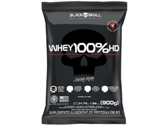 WHEY 100% 3W 900G REFIL - BLACK SKULL - Sua Saúde Distribuidora