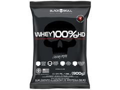 WHEY 100% 3W 900G REFIL - BLACK SKULL - Sua Saúde Distribuidora