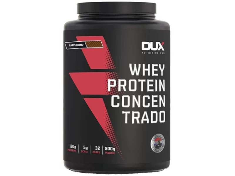 WHEY PROTEIN CONCENTRADO 900G - DUX NUTRITION - Sua Saúde Distribuidora