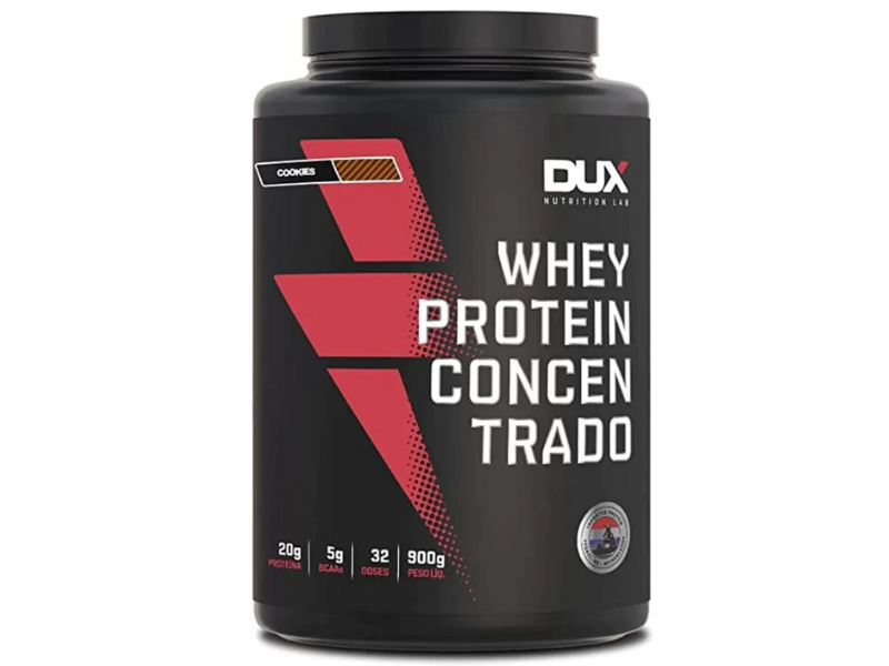 WHEY PROTEIN CONCENTRADO 900G - DUX NUTRITION - Sua Saúde Distribuidora