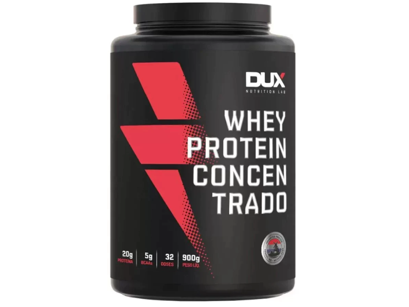 WHEY PROTEIN CONCENTRADO 900G - DUX NUTRITION - Sua Saúde Distribuidora