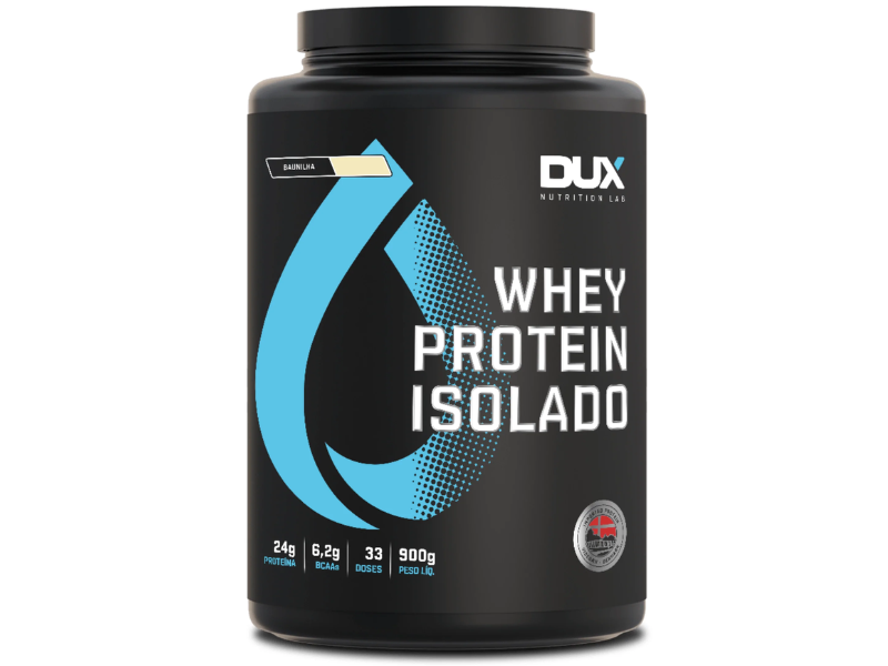 WHEY PROTEIN ISOLADO 900G - DUX NUTRITION - Sua Saúde Distribuidora