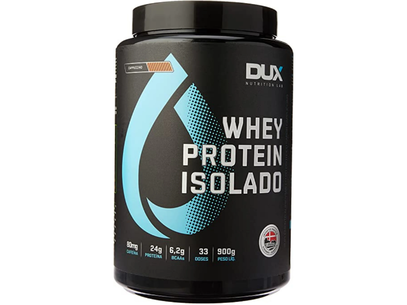 WHEY PROTEIN ISOLADO 900G - DUX NUTRITION - Sua Saúde Distribuidora