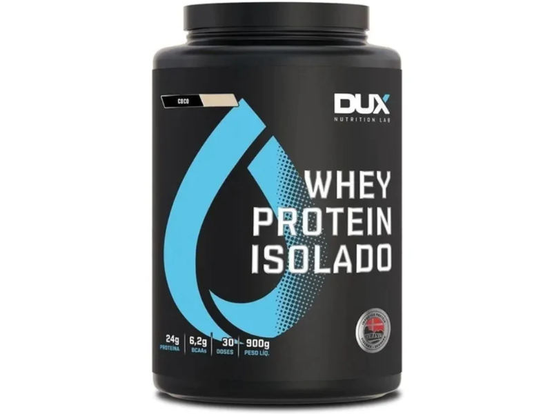 WHEY PROTEIN ISOLADO 900G - DUX NUTRITION - Sua Saúde Distribuidora