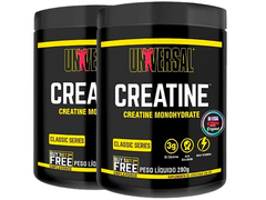 CREATINA UNIVERSAL COMBO 200G + 200G - Sua Saúde Distribuidora