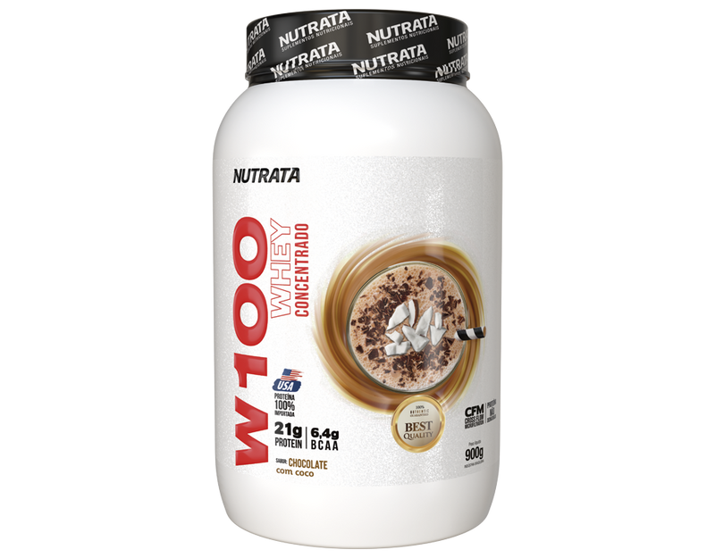 WHEY 100% 900G - NUTRATA - Sua Saúde Distribuidora